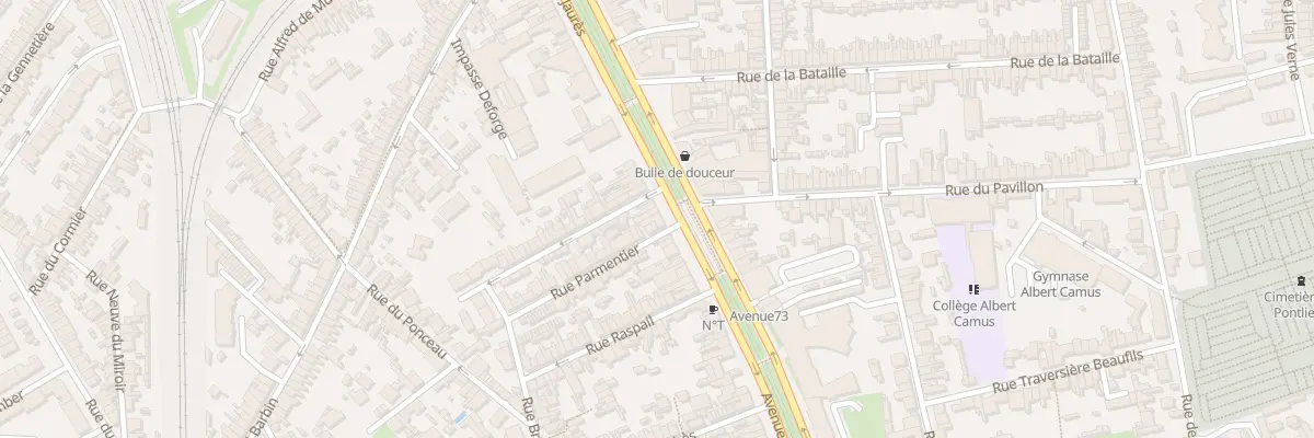Plan du 116 Av Jean Jaurès au Mans