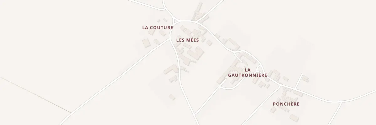 Plan du 29 Les Mees à Ceaux-en-Loudun