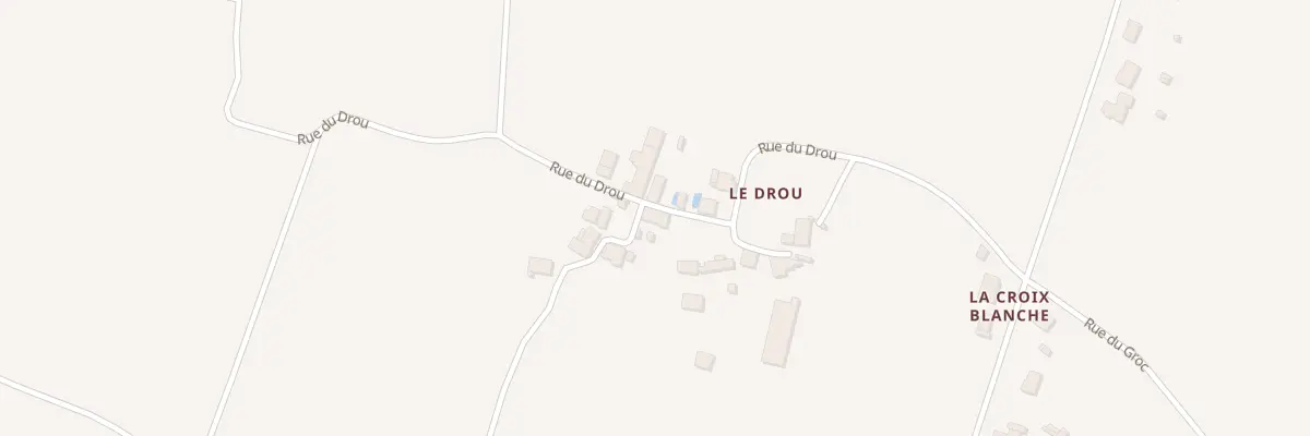 Plan du 3 Rue du Drou à Fouqueure