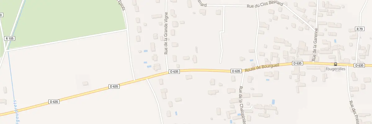 Plan du 108 Rte de Bourgueil à Restigné