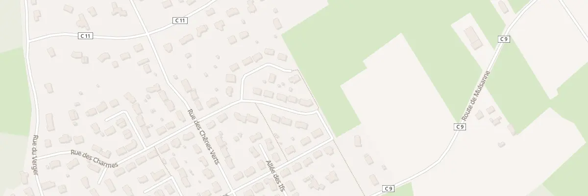 Plan du 29 Rue des Charmes à Moncé-en-Belin