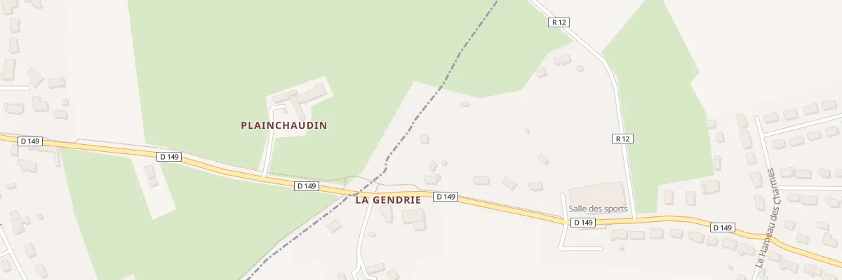Plan du 5052D La Gendrie à La Guierche