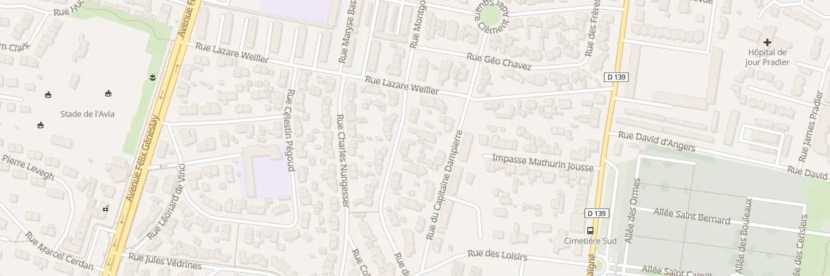 Plan du 9 Rue du Lt de Vaisseau Paris au Mans