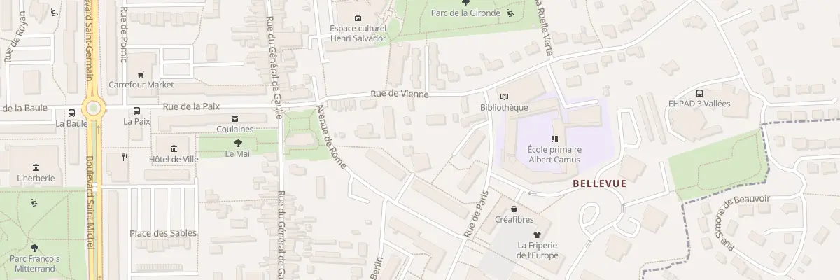Plan du 20 Rue de Vienne à Coulaines