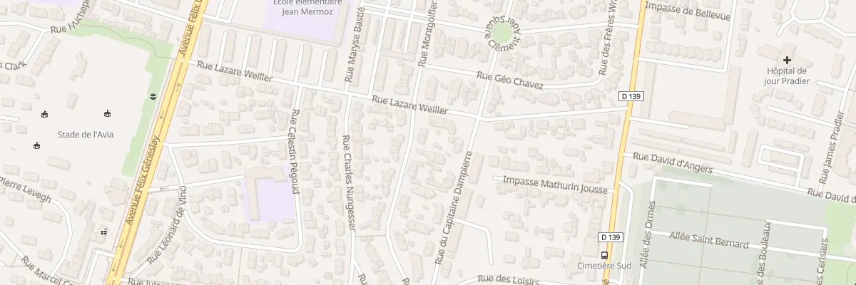 Plan du 5 Rue du Lt de Vaisseau Paris au Mans