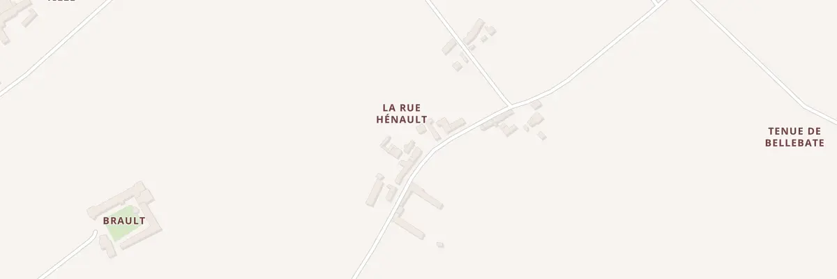 Plan du 4 La Rue Henault à Dercé