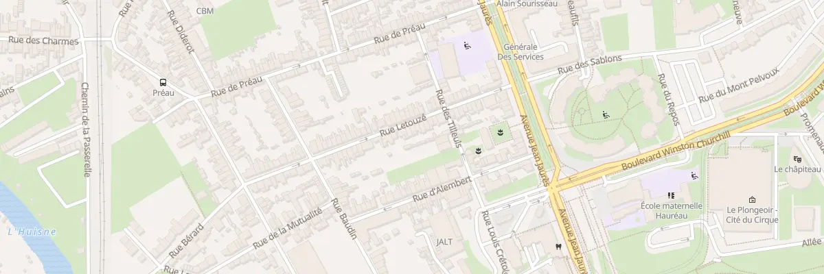 Plan du 35 Rue Letouzé au Mans