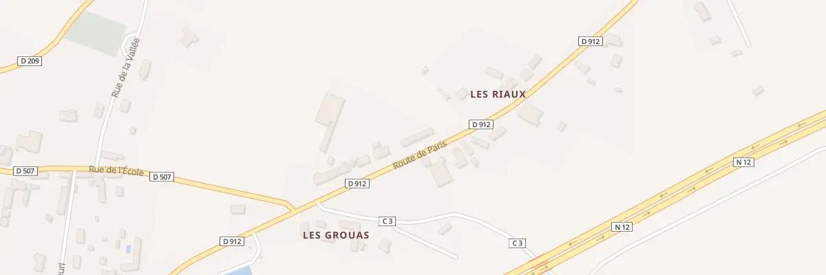 Plan du 389 Rte de Paris à Hauterive