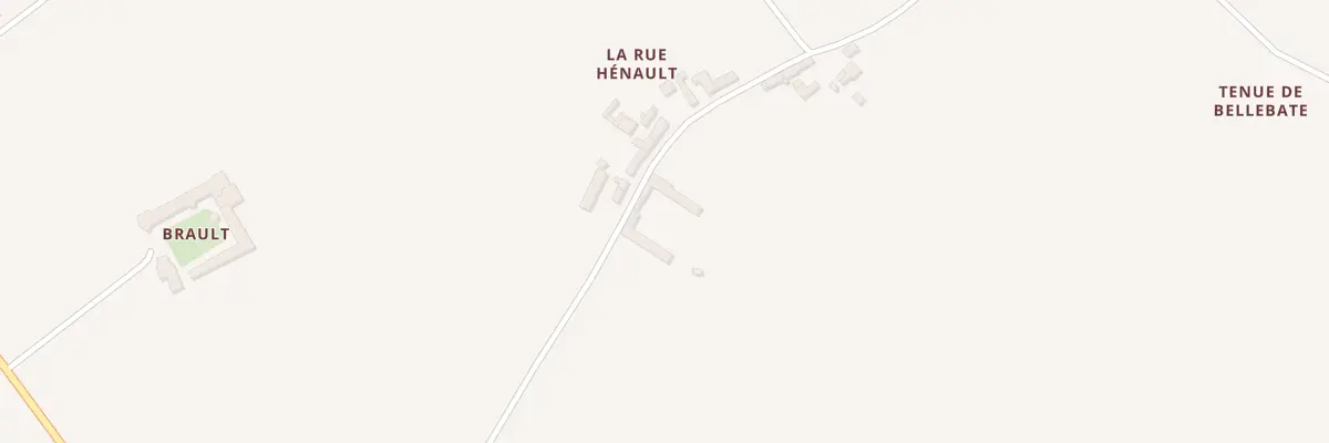 Plan du 5 La Rue Henault à Dercé