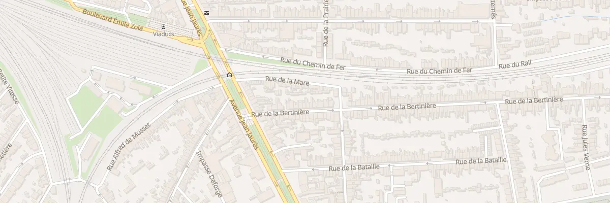 Plan du 17 Rue de la Bertinière au Mans