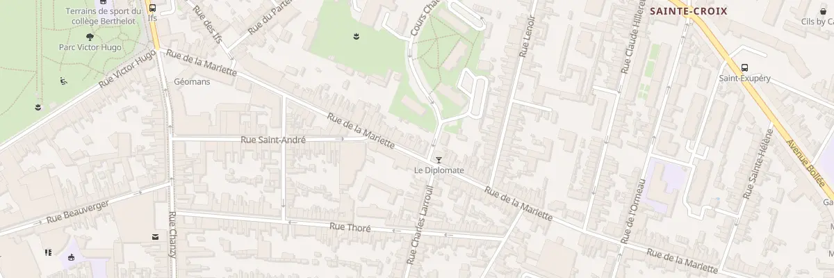Plan du 61 Rue de la Mariette au Mans