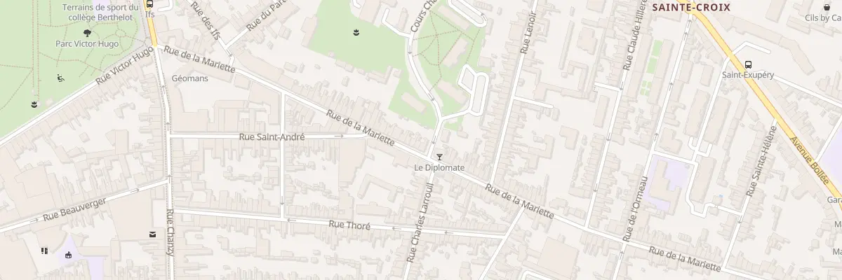 Plan du 63 Rue de la Mariette au Mans