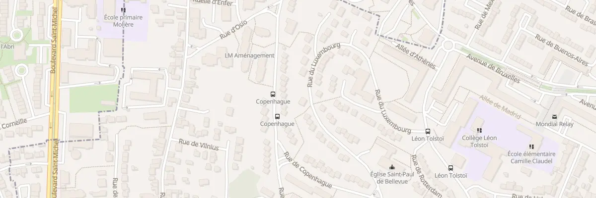Plan du 19 Rue du Luxembourg au Mans