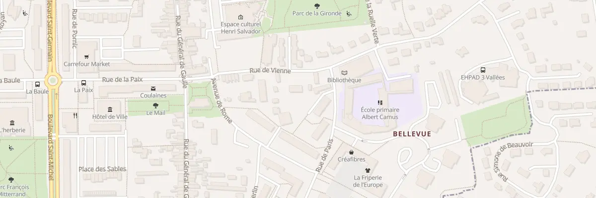 Plan du 22 Rue de Vienne à Coulaines