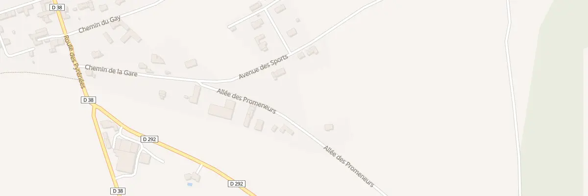 Plan du 2 Av des Sports à Villecomtal-sur-Arros