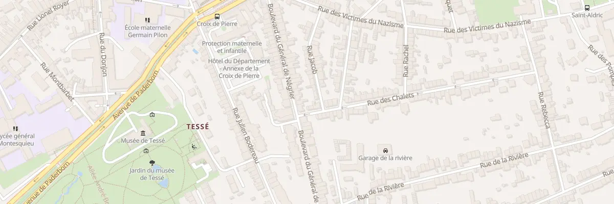 Plan du 41 Bd du Général de Négrier au Mans