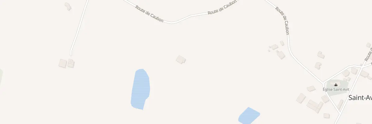 Plan du 49 Fon du Roc à Saint-Avit