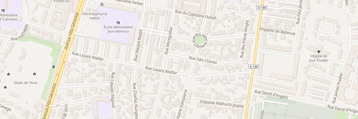 Plan du 4 Rue Géo Chavez au Mans