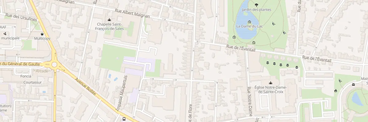 Plan du 82 Rue de Flore au Mans