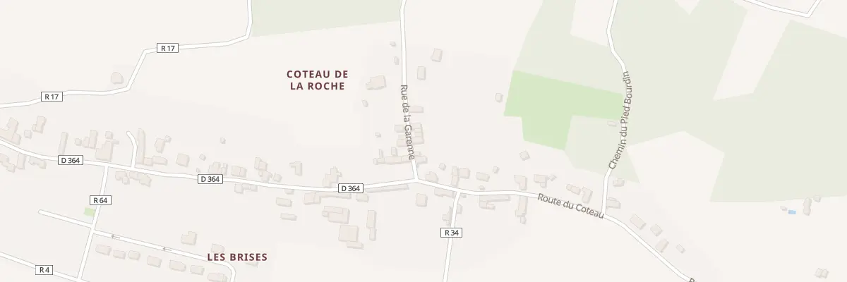 Plan du 4 Rue de la Garenne à La Roche-Clermault