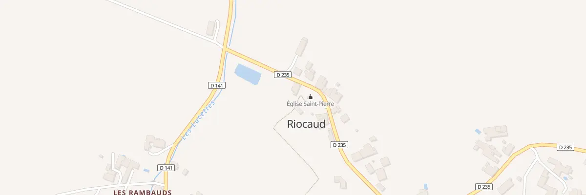 Plan du 12 Le Bourg à Riocaud
