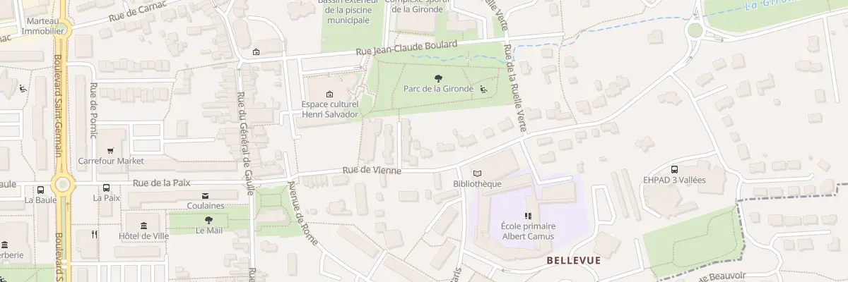 Plan du 23 Rue de Vienne à Coulaines