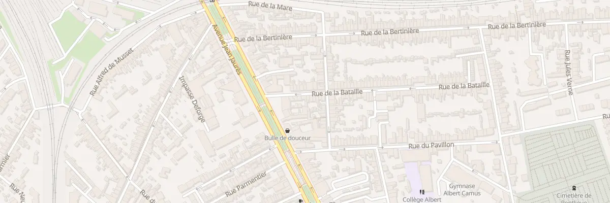 Plan du 8B Rue de la Bataille au Mans