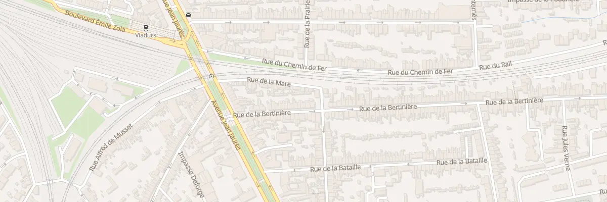 Plan du 25 Rue de la Bertinière au Mans