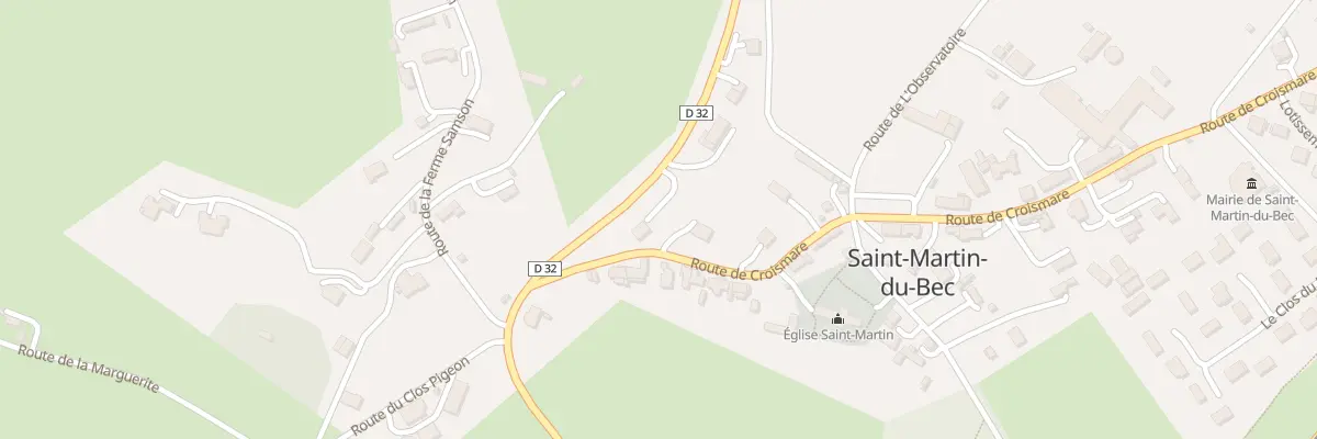 Plan du 5001 Rte de la Côte Vallée à Saint-Martin-du-Bec