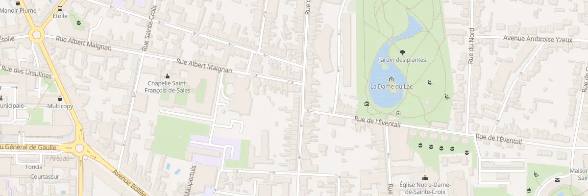 Plan du 60 Rue de Flore au Mans