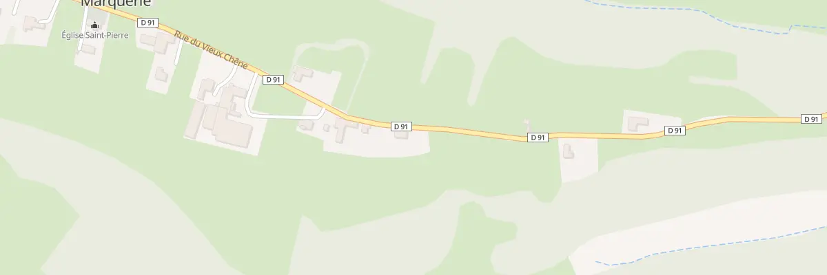 Plan du 20 Rue du Vieux Chêne à Marquerie