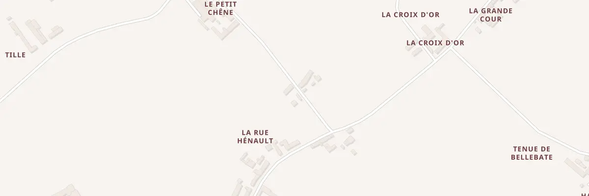 Plan du 1 Le Chene à Dercé