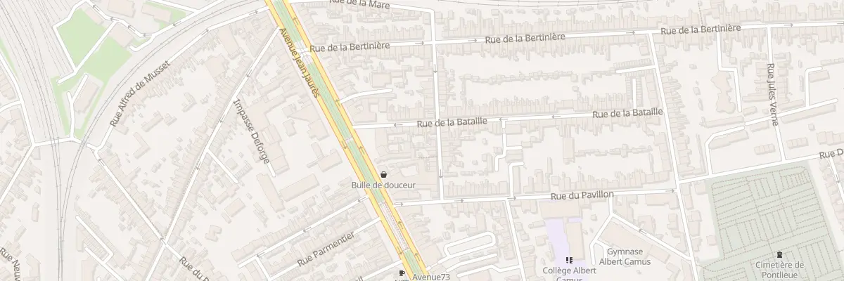 Plan du 14 Rue de la Bataille au Mans