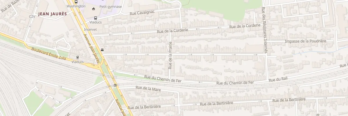 Plan du 62 Rue Guillemare au Mans