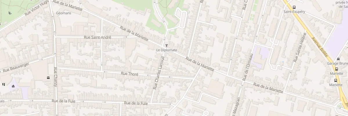 Plan du 46 Rue de la Mariette au Mans