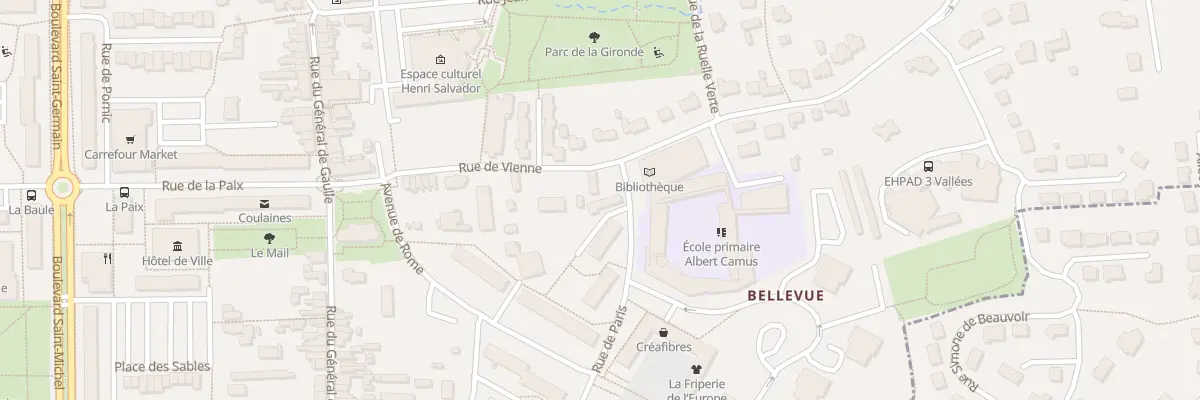 Plan du 24 Rue de Vienne à Coulaines