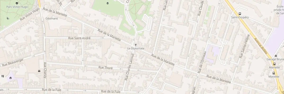 Plan du 75B Rue de la Mariette au Mans