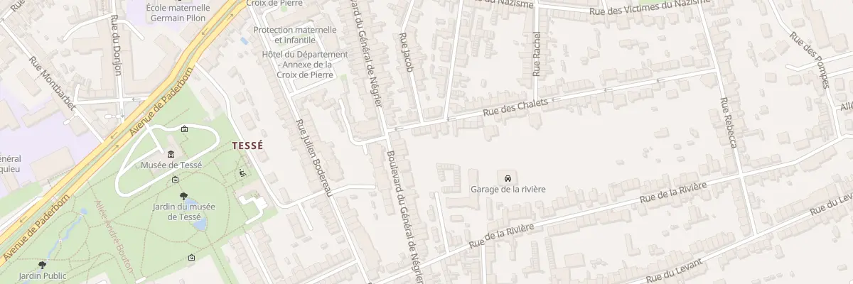 Plan du 4 Rue des Chalets au Mans