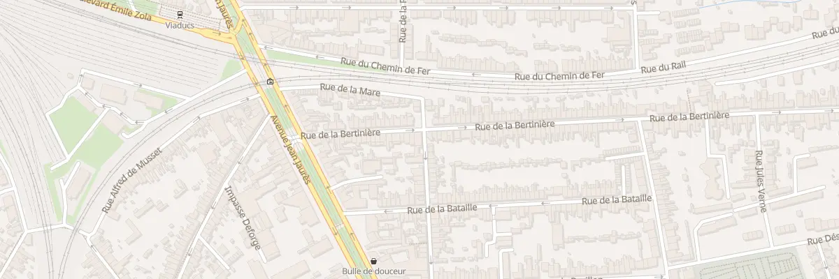 Plan du 30 Rue de la Bertinière au Mans