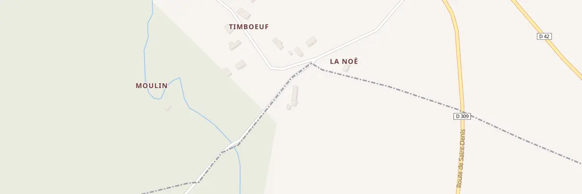 Plan du 18 La Noe à Bursard