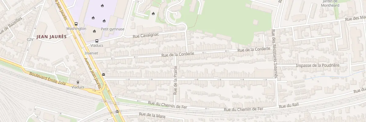 Plan du 62 Rue de la Corderie au Mans