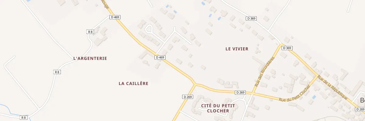 Plan du 2B Rue de la Croix Rouge à Benais