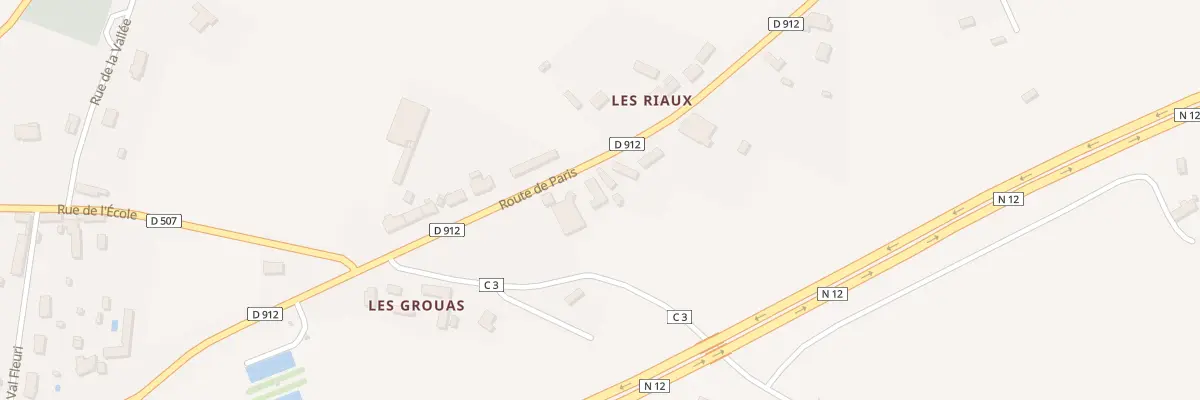 Plan du 416 Rte de Paris à Hauterive