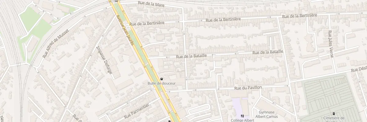 Plan du 20 Rue de la Bataille au Mans