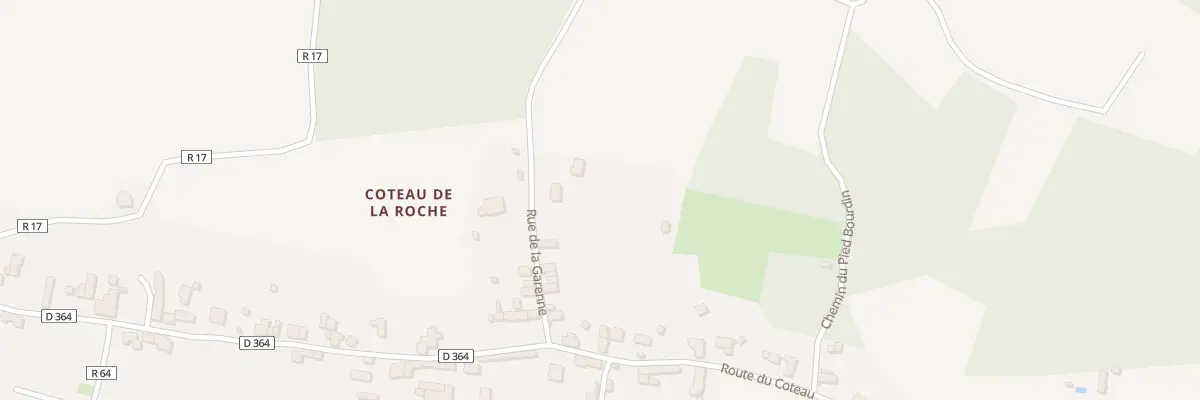 Plan du 14 Rue de la Garenne à La Roche-Clermault
