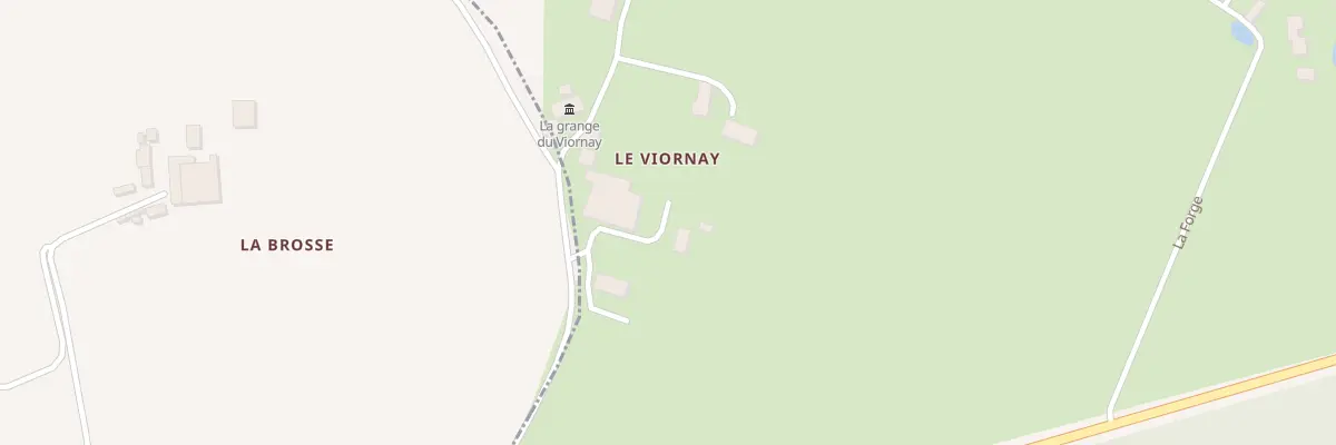 Plan du 196 Le Viornay à Marcilly-sur-Maulne