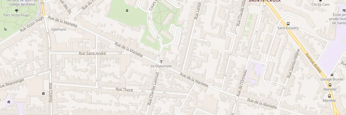 Plan du 77 Rue de la Mariette au Mans