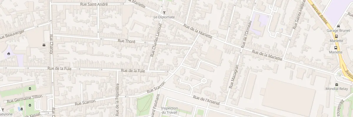 Plan du 69 Rue Scarron au Mans