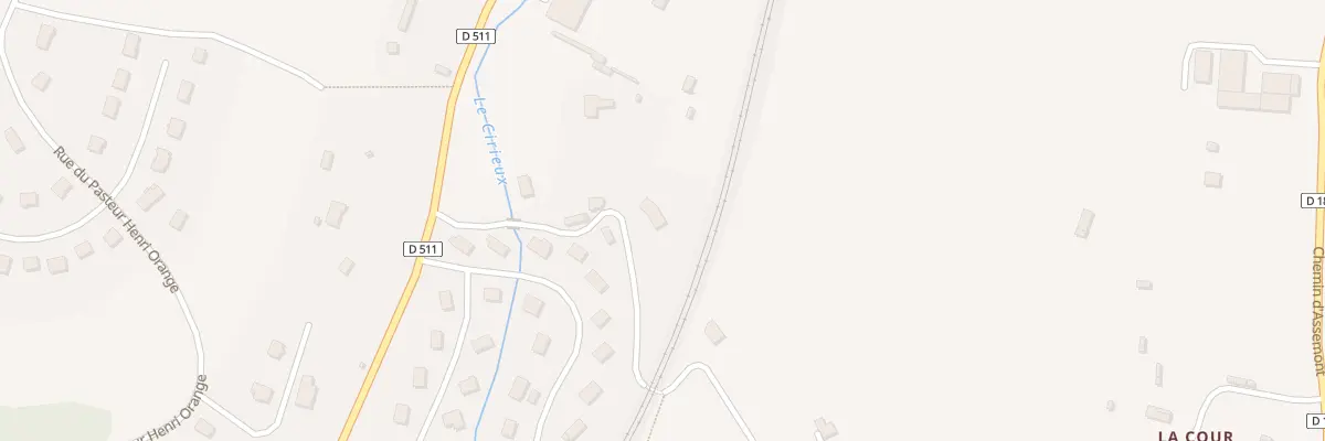 Plan du 110 Che du Campagné à Saint-Désir