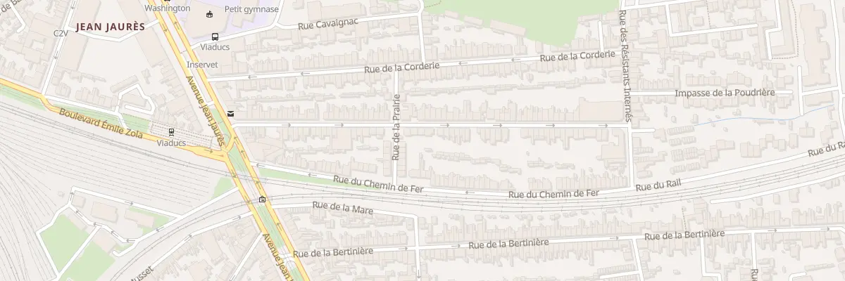 Plan du 66 Rue Guillemare au Mans